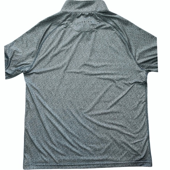 DUNNING GOLF 1/4 Zip Long Sleeve Pullover Heather Blue Stretch DN801613EB sz XL - Picture 7 of 12